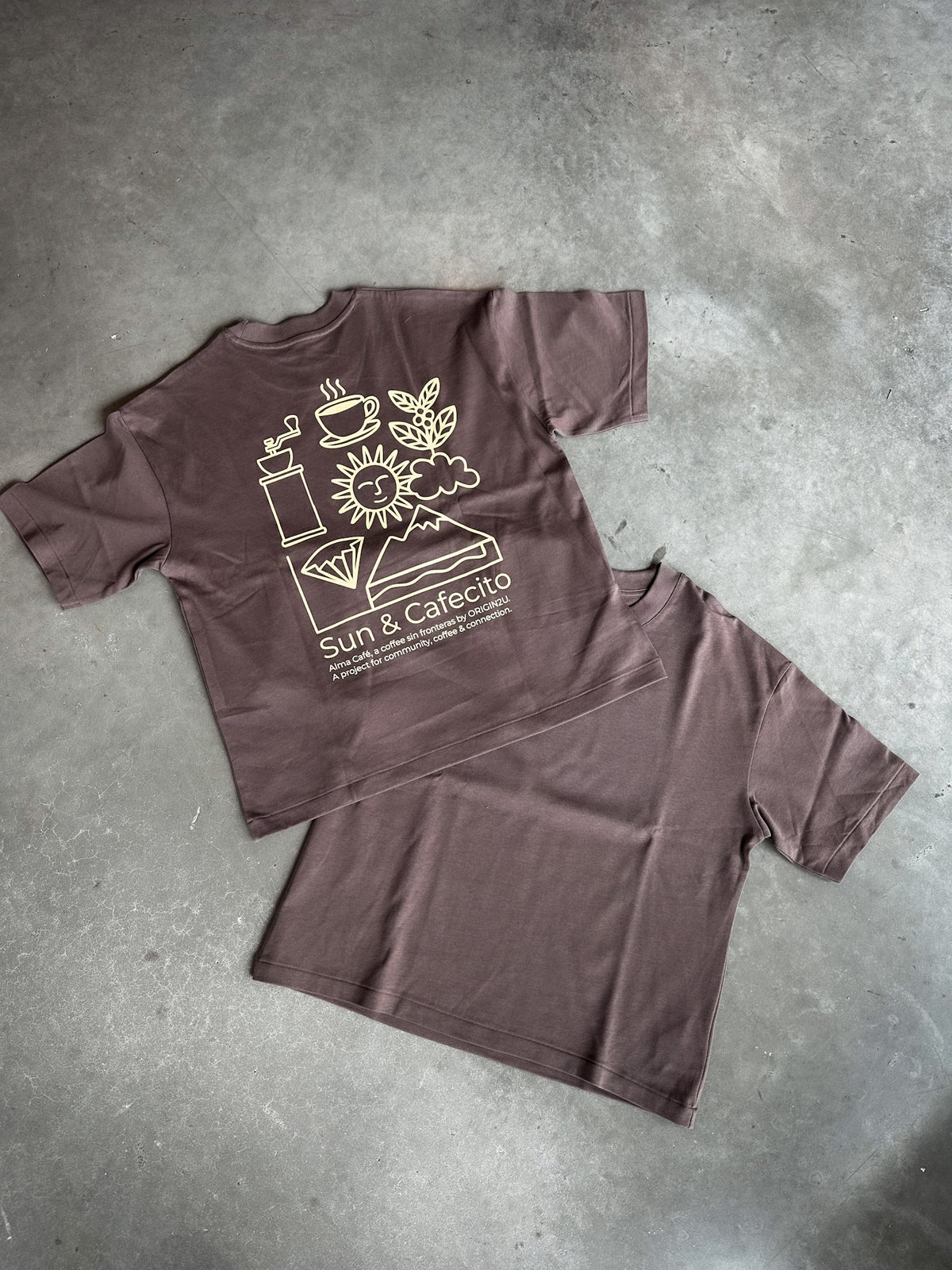 T-Shirt Alma Café (Marron)