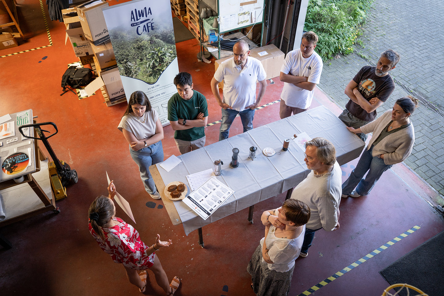 Workshopsautour du café